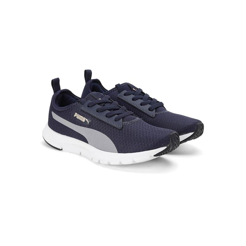 Puma Reflex Womens Navy Blue Running Shoes (UK 3)