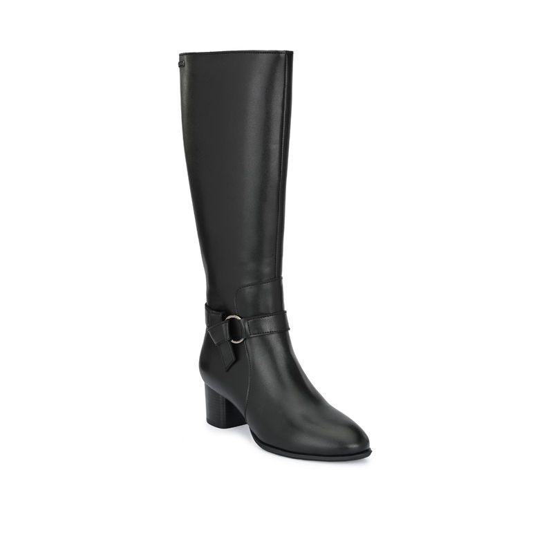 Delize Womens Black Knee Boots (EURO 36)