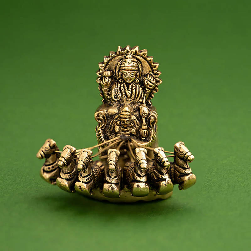 Surya Rath Graphics Buy DecorTwist Brass Handcrafted Superfine Surya Rath Idol Online