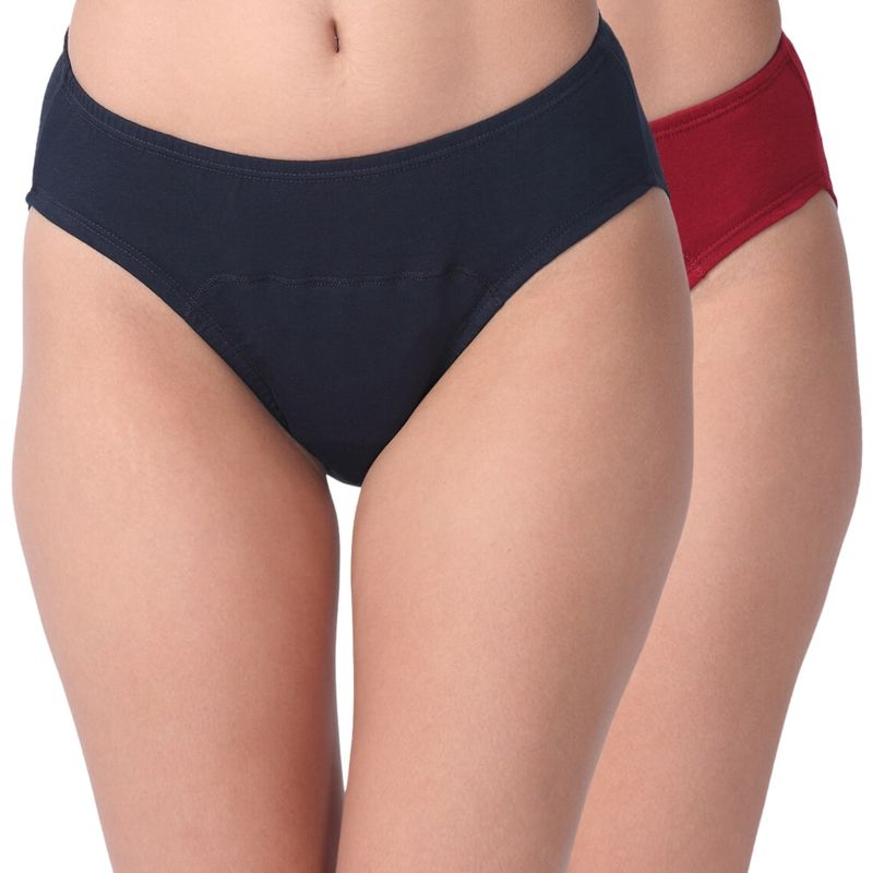 Adira Pack Of 2 Period Hipsters - Multi-Color (XL)