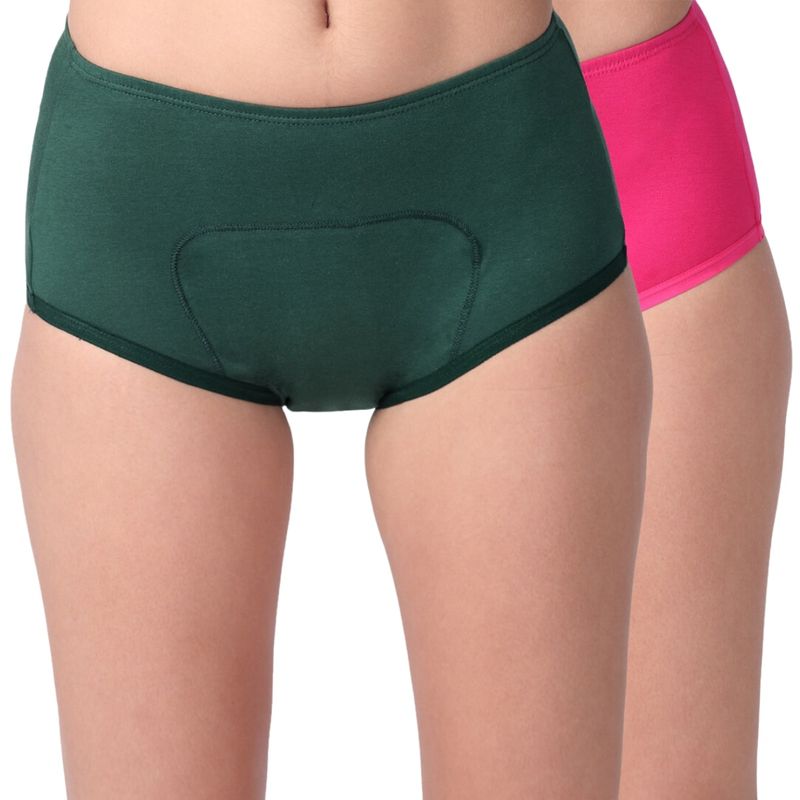 Adira Pack of 2 Period Boxers - Multi-Color (XXS)