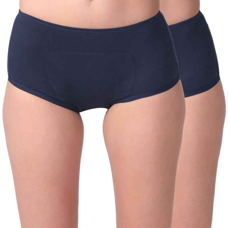 Adira Pack of 2 Period Boxers - Blue (S)