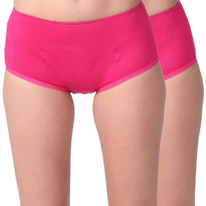 Adira Pack of 2 Period Boxers - Pink (3XL)