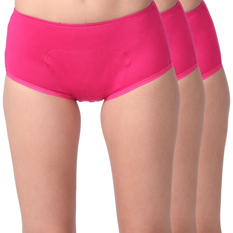 Adira Pack of 3 Period Boxers - Pink (XXS)