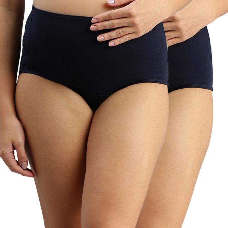 Morph Maternity Pack Of 2 Maternity Panties - Blue (XL)