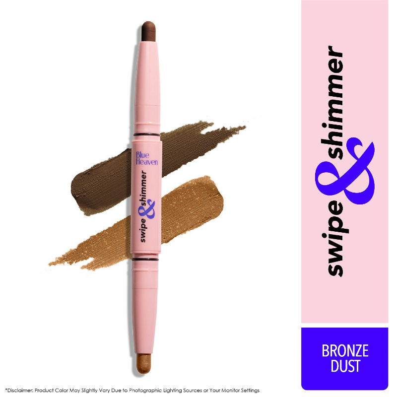 Blue Heaven Swipe & Shimmer Extreme Hold Eyeshadow Stick - Bronze Dust