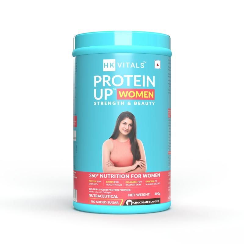 HealthKart HK Vitals ProteinUp Women, Triple Blend Whey Protein, Chocolate