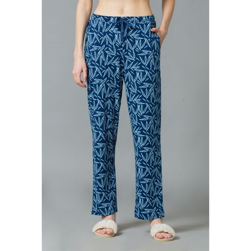 Van Heusen Women Superior Drape & Ultra Soft Lounge Pants - Blue (L)