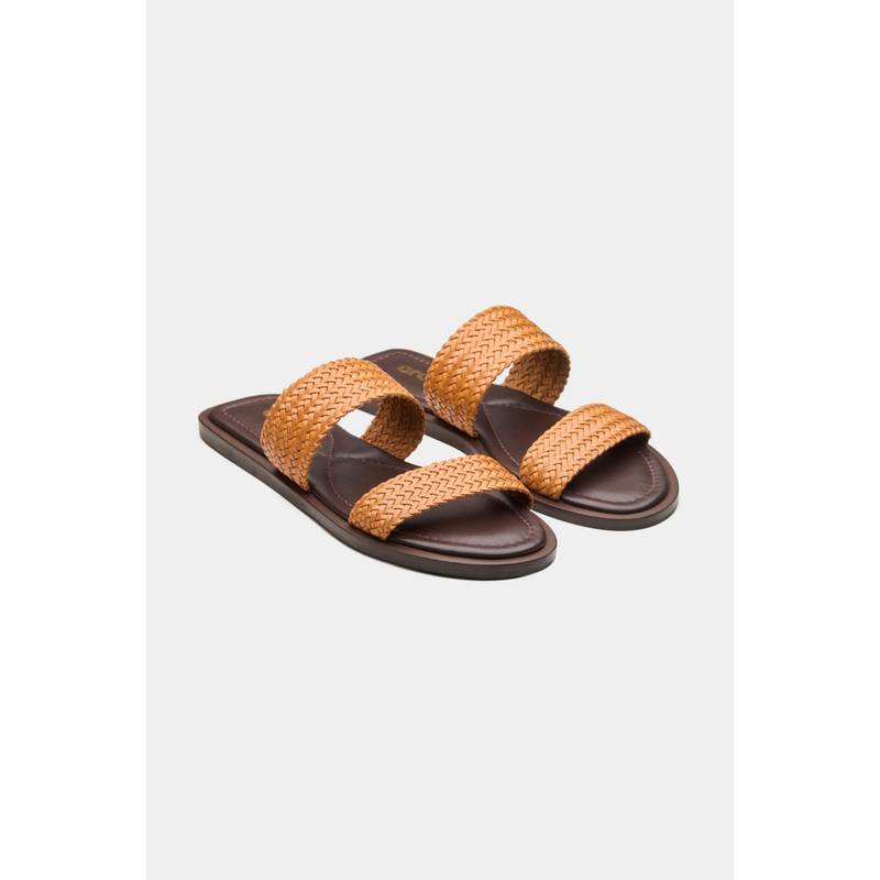 Oroh Women Tan Solara Flats (EURO 36)