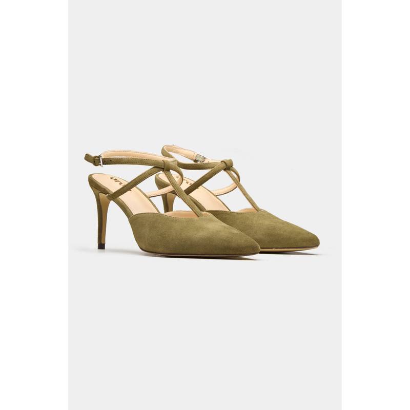 Oroh Women Olive York Stiletto Heels (EURO 35)