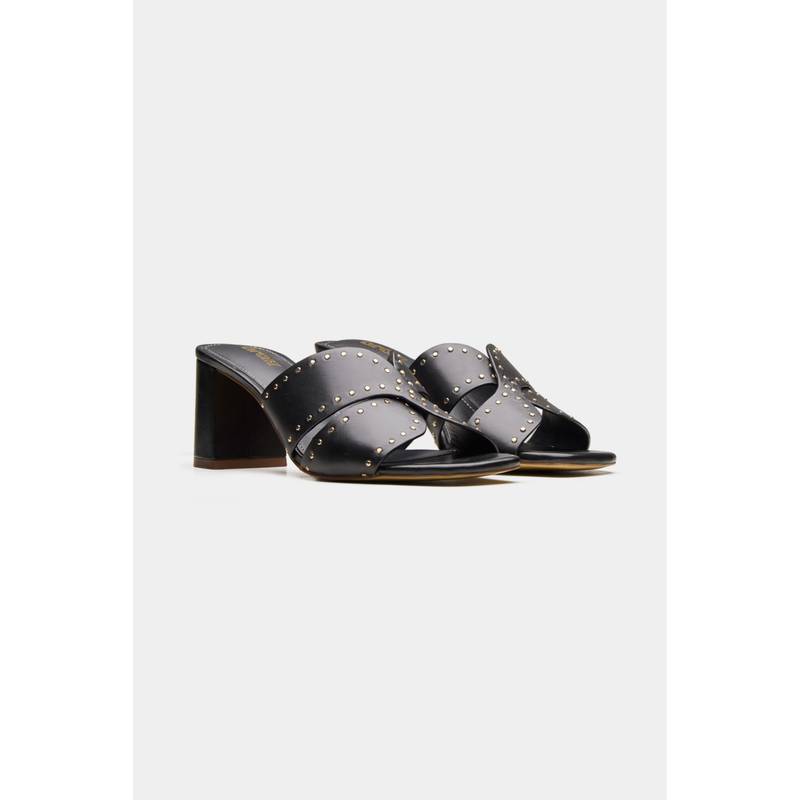 Oroh Women Black Chester Block Heels (EURO 36)
