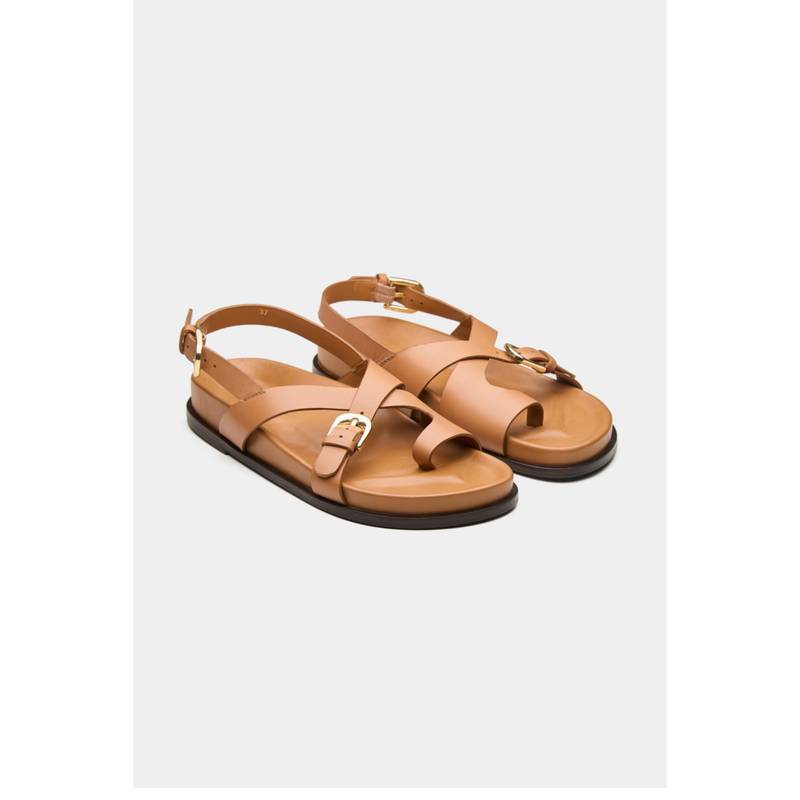 Oroh Women Tan Proxima Sandals (EURO 36)