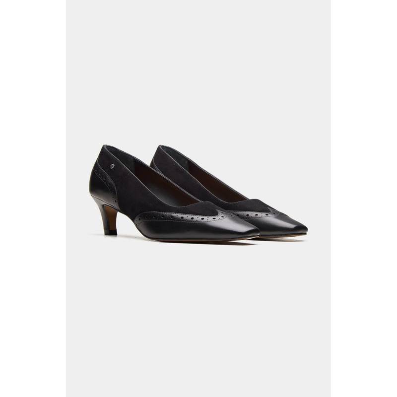 Oroh Women Black Aster Pump Heels (EURO 36)