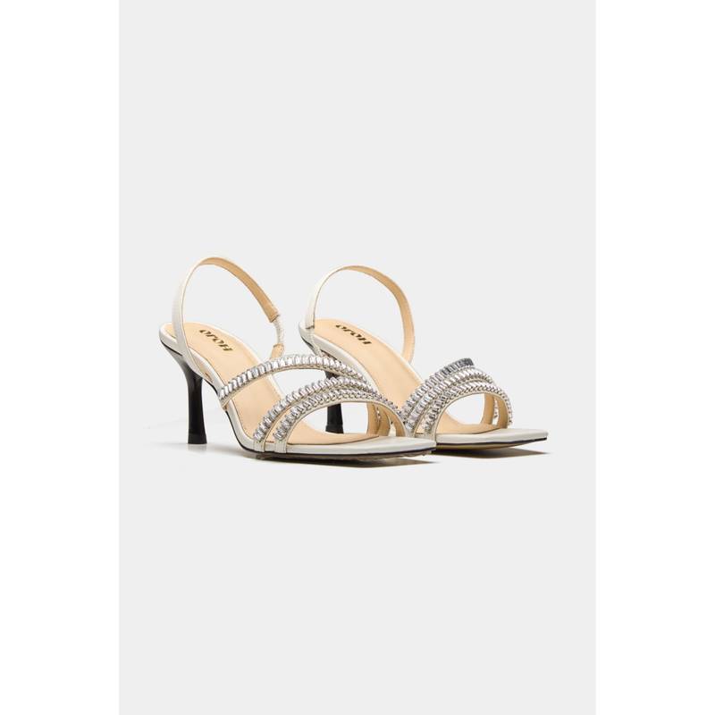 Oroh Women Off White Titania Stiletto Heels (EURO 36)