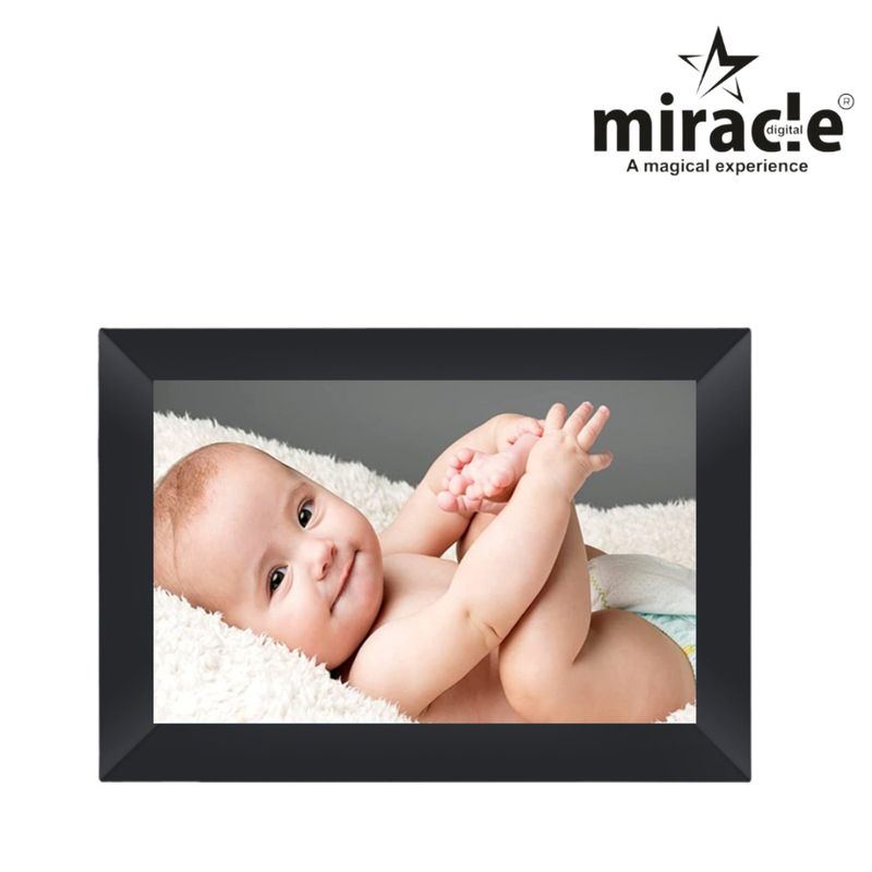 MIRACLE DIGITAL 10.1inch WiFi Smart Photo frame with IPS HD Touch