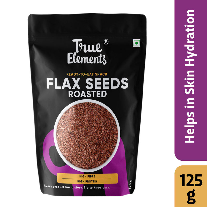 True Elements Roasted Flax Seeds - Improves Skin Texture
