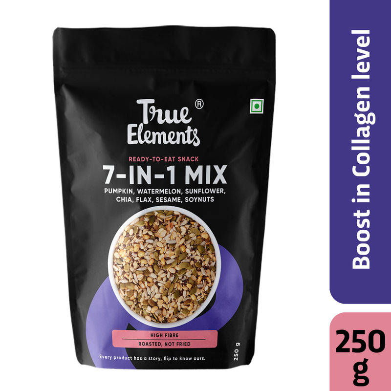 True Elements 7-in-1 Super Seeds Mix - Boosts Collagen Level
