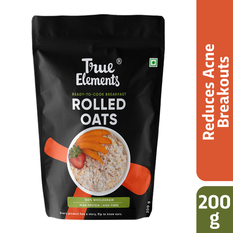 True Elements Rolled Oats - Reduces Acne Breakouts