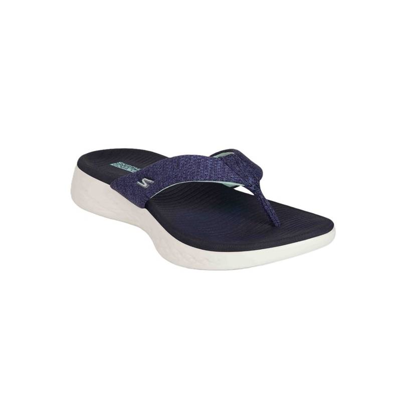 SKECHERS Women ON-THE-GO 600 - PREF Sandals - Navy Blue (UK 3)