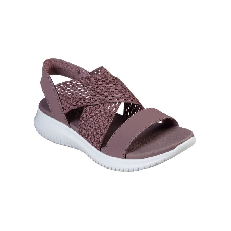SKECHERS Women Skechers ULTRA FLEX - NEON STAR Women Sandals - Mauve (UK 6)