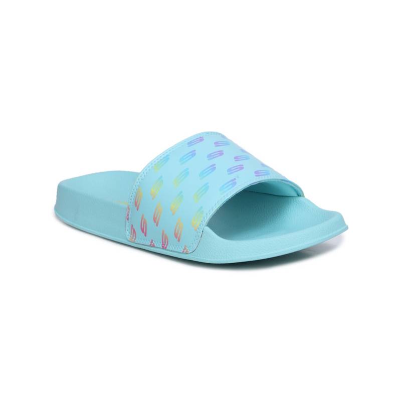 SKECHERS Women SIDE LINES 2 Sliders - Green (UK 5)