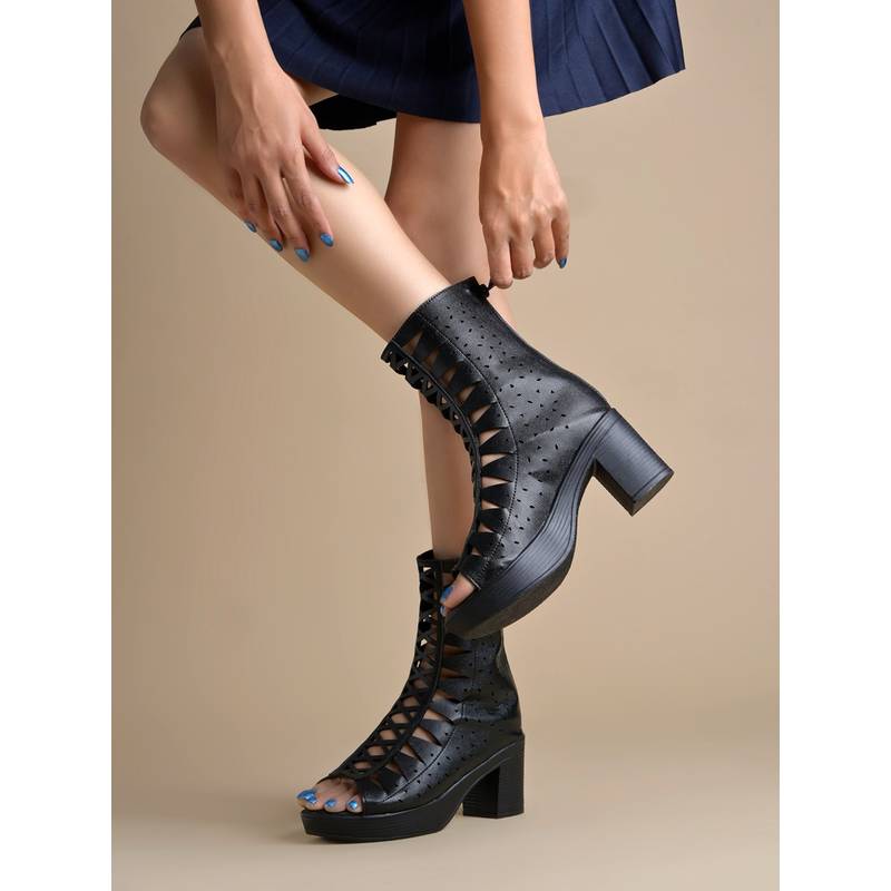 Shoetopia Madden Peep-Toe Platform Heels (EURO 36)