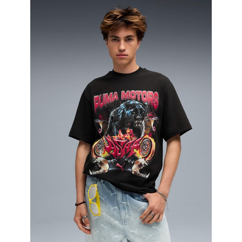 Buy Puma A$Ap Rocky X Men's Motors T-shirt-Black Online