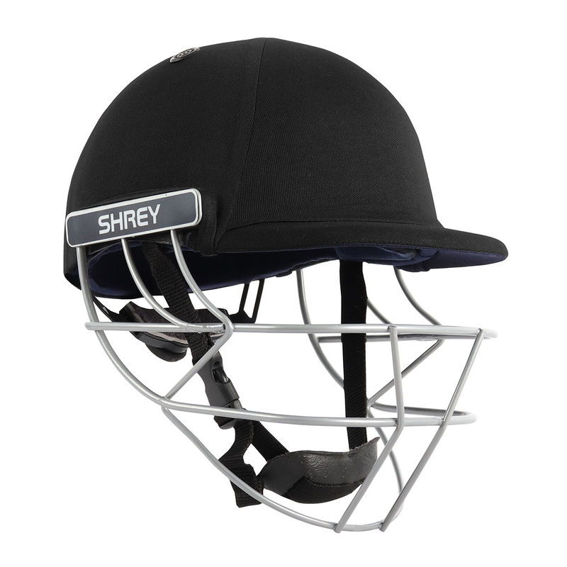 Shrey Classic Steel-Black Cricket Helmet (XS)