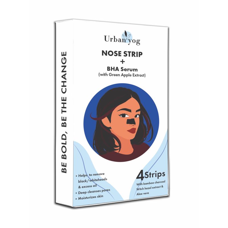 Buy UrbanYog Black & Whitehead Remover Nose Strips (4 Strips) Online