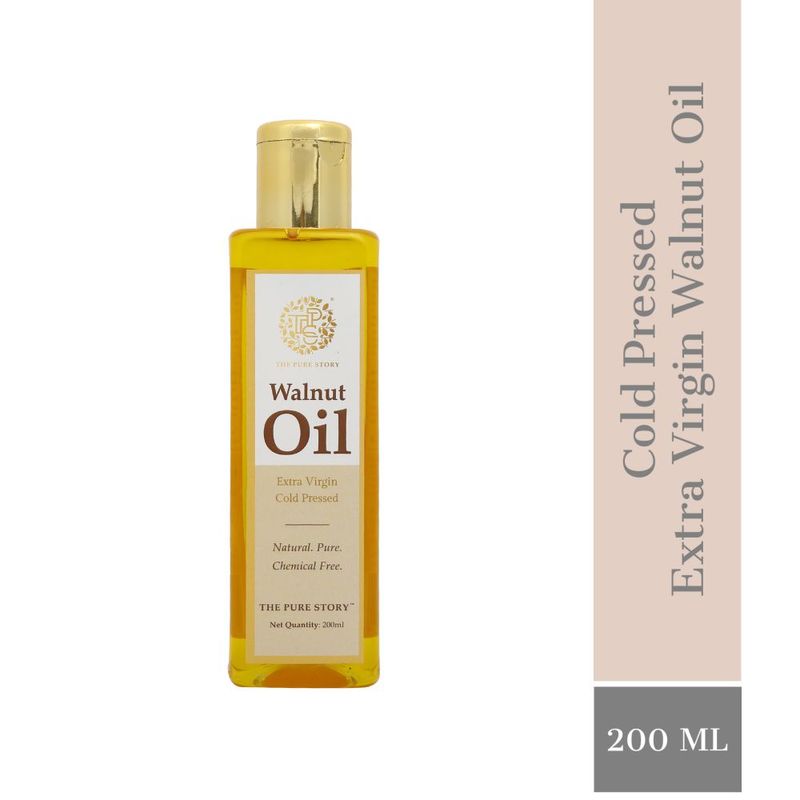 The Pure Story Natural Cold Pressed Oil for Hair & Skin with Walnut