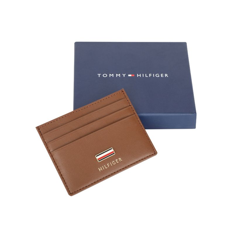 Tommy Hilfiger Jesse Mens Leather Card Holder Textured Brown Buy Tommy Hilfiger Jesse Mens
