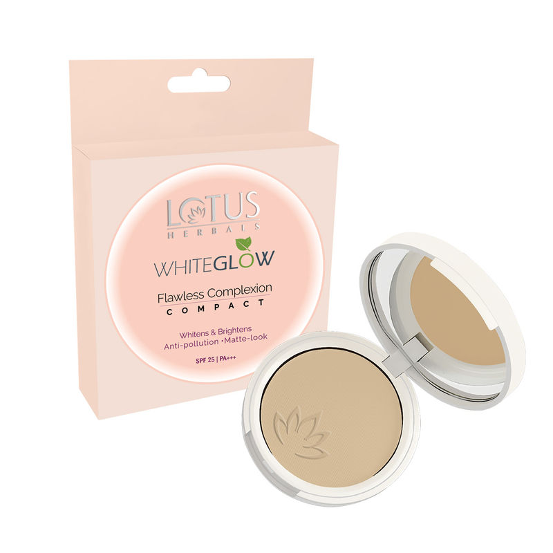 Lotus Herbals WhiteGlow Flawless Complexion Compact - Caramel