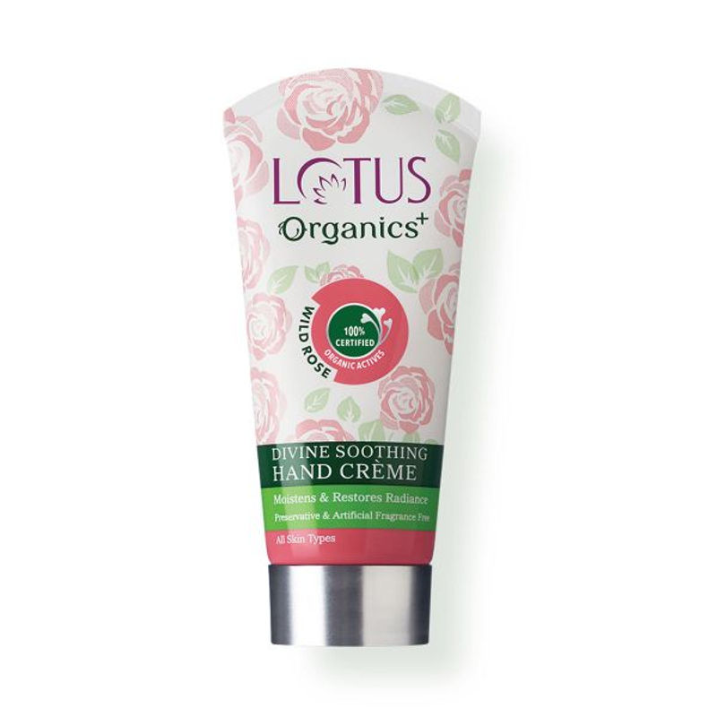 Lotus Organics Divine Soothing Wild Rose Hand Creme