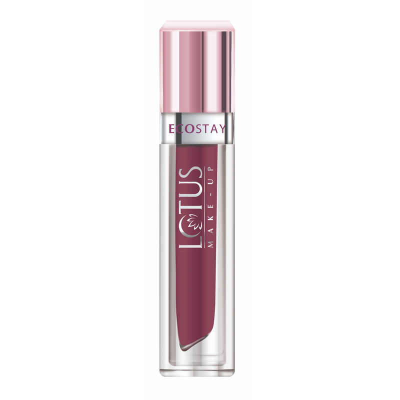 Lotus Make-Up Ecostay Matte Lip Lacquer - Plum Berry