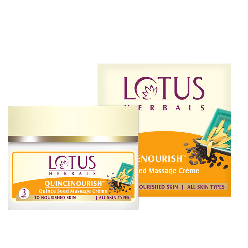Lotus Herbals Quincenourish Quince Seed Massage Cream