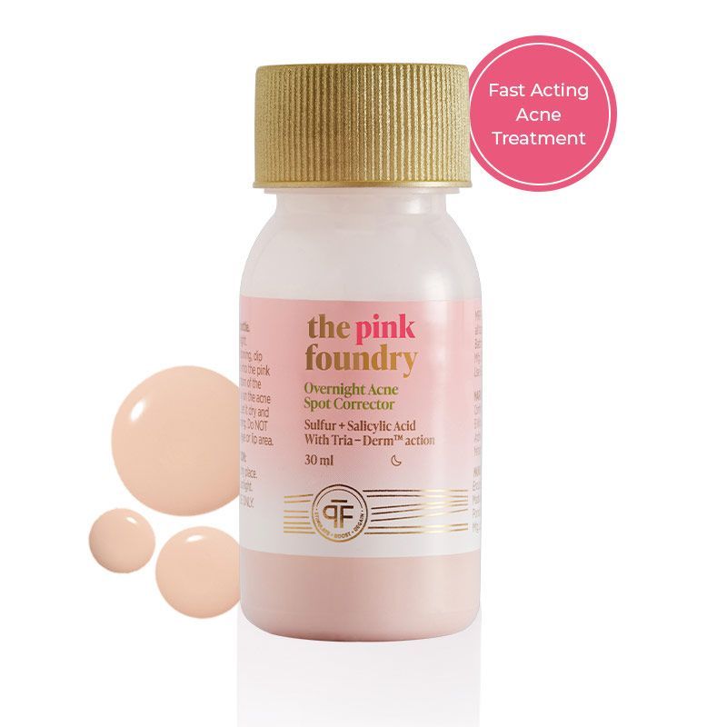 The Pink Foundry Acne Spot Corrector With Salicylic Acid For Active Acne, Blackheads & Whiteheads