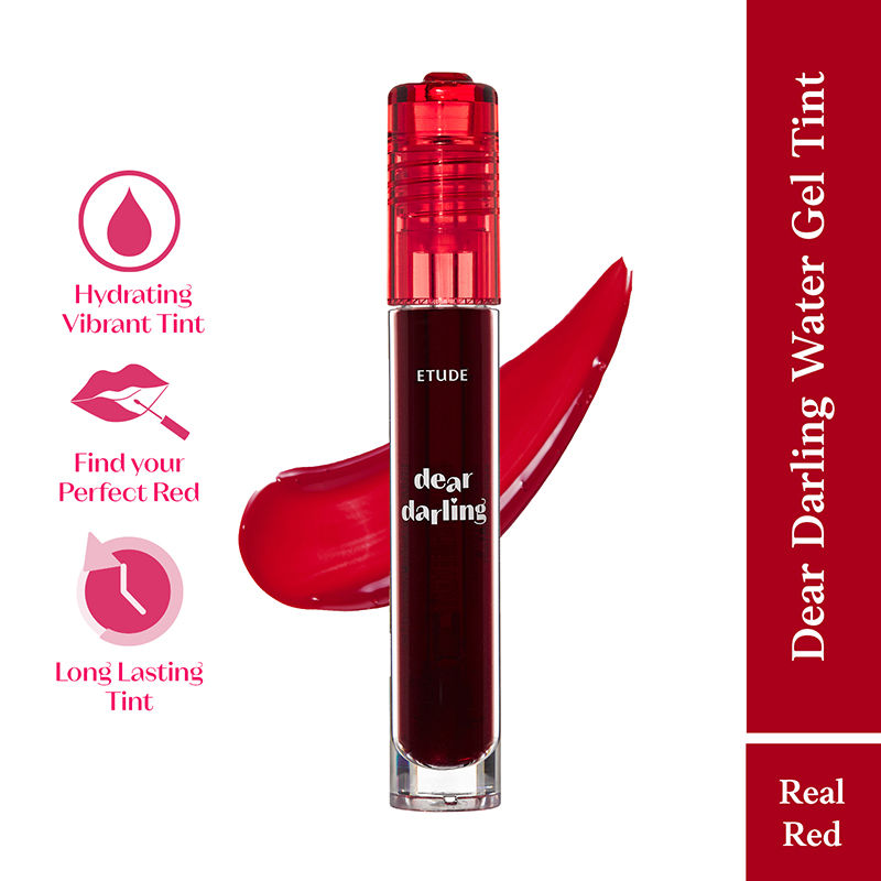 ETUDE Dear Darling Water Gel Tint Lipstick - 03 Red- RD301