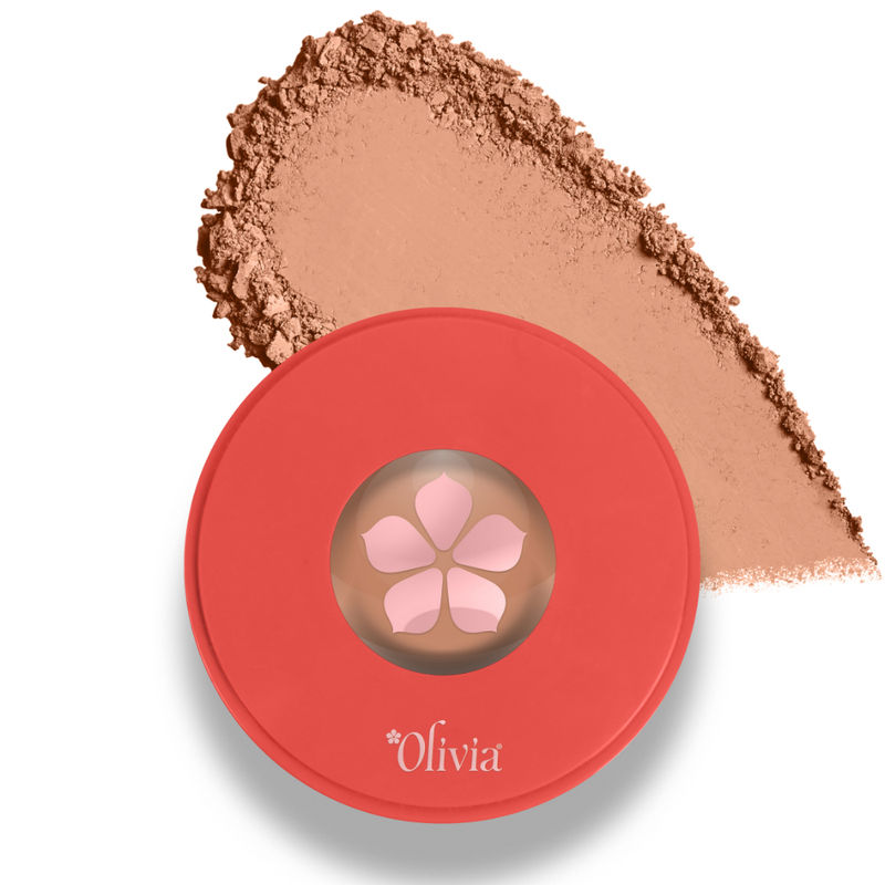 Olivia Skinsync Pan Cake – 27 Creamy Maple Pressed Foundation for Natural Base with a Healthy Look
