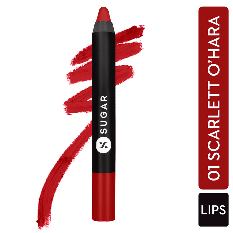 SUGAR Matte As Hell Crayon Lipstick - 01 Scarlett O'hara
