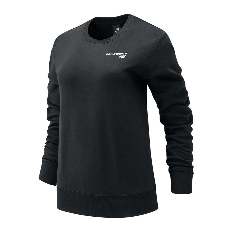 New Balance Women Black Pigment Sweatshirt (M)