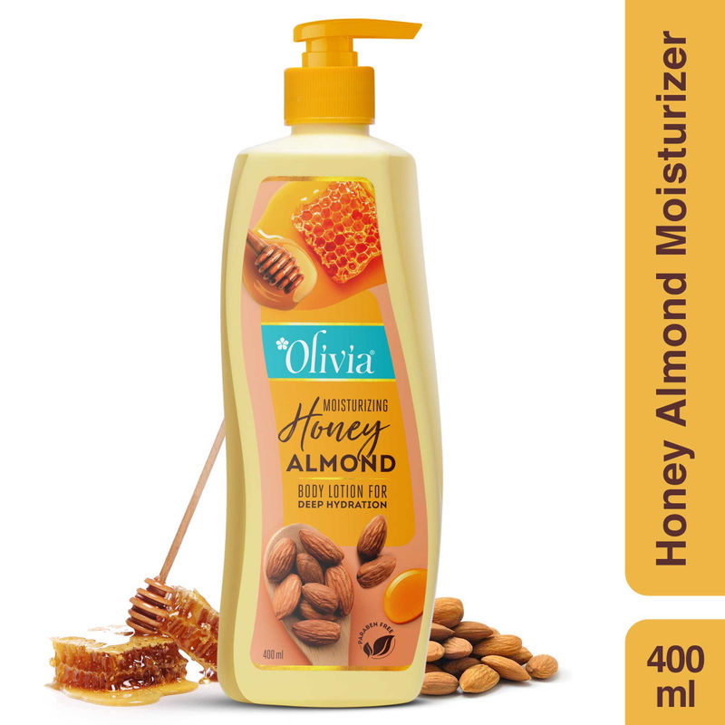 Olivia Honey Almond Moisturizer Body Lotion For Deep Hydration
