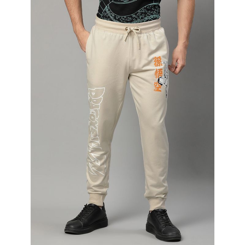 Free Authority Dragon Ball Z Printed Cream Jogger (M)