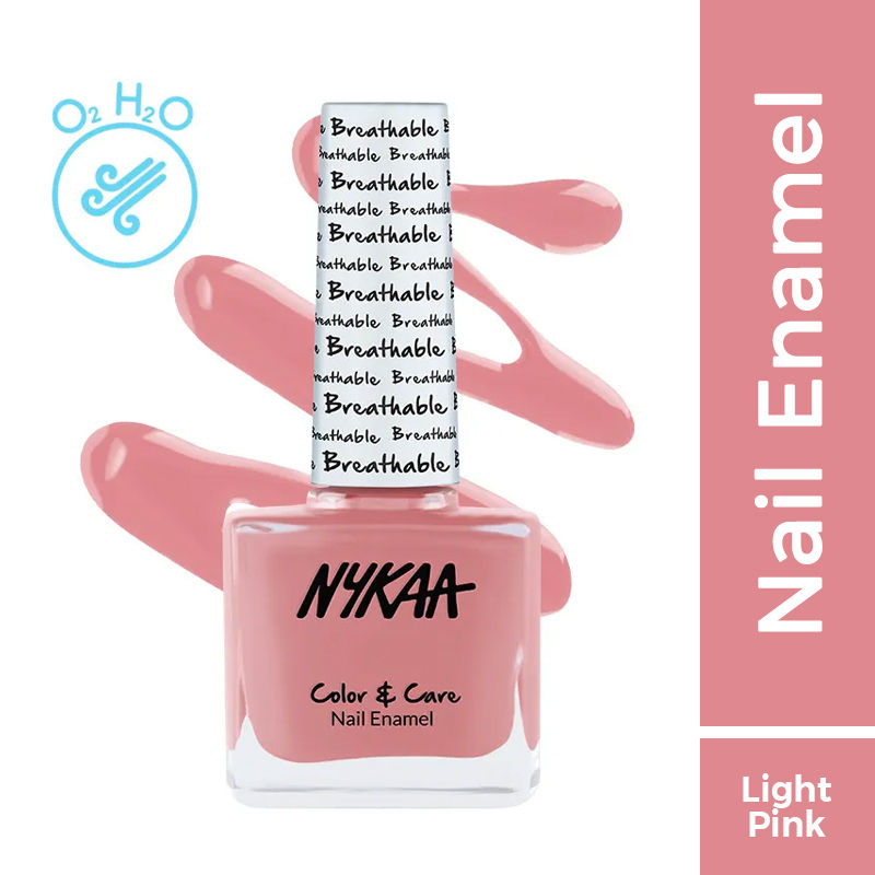 Nykaa Breathable Nail Enamel - Pure Pink - 314
