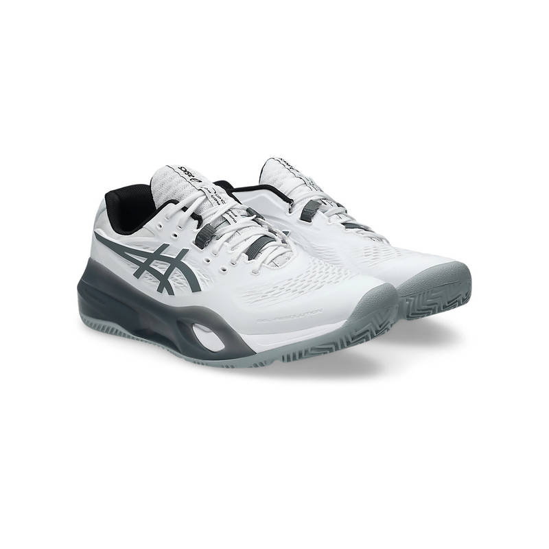 ASICS Men GEL-RESOLUTION X PADEL Tennis Shoes - White (UK 8)