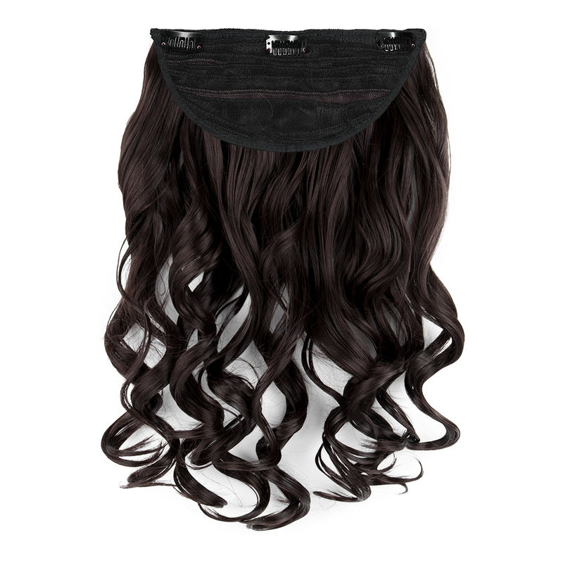 Streak Street Clip-in 18'' Soft Curls Dark Brown Hair Extensions