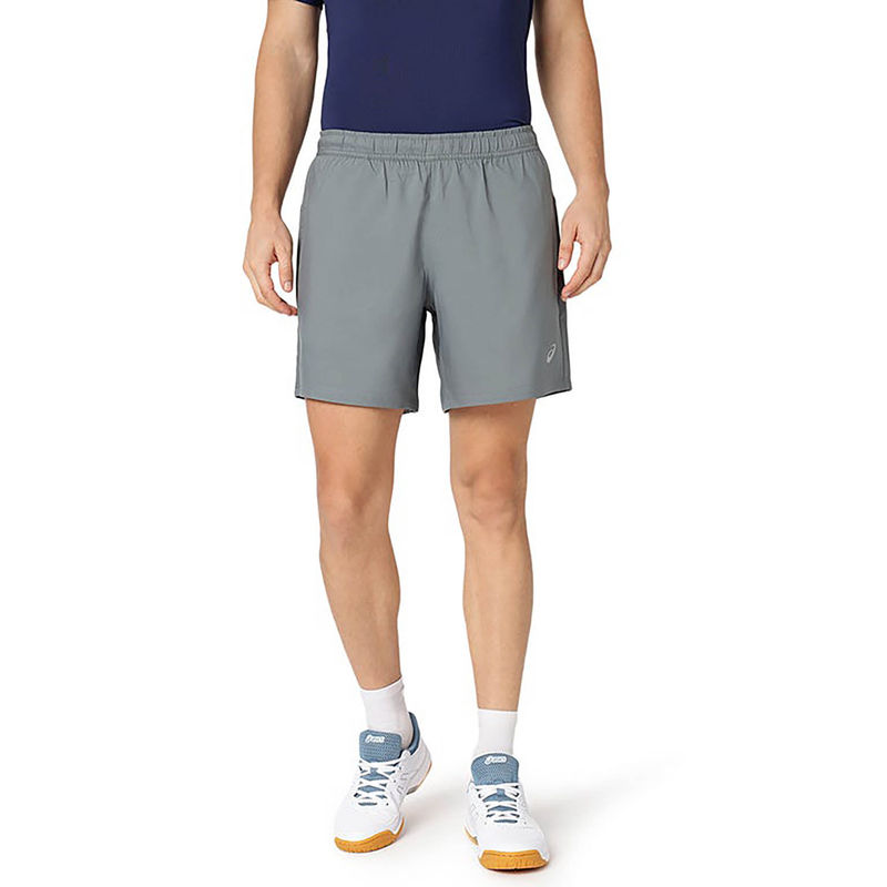 ASICS Grey Polyester Regular Shorts (2XL)