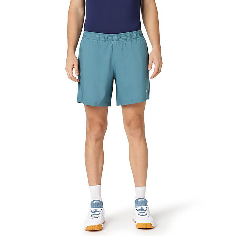 ASICS Blue Polyester Regular Shorts (2XL)