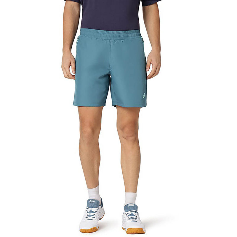 ASICS Blue Polyester Regular Shorts (2XL)