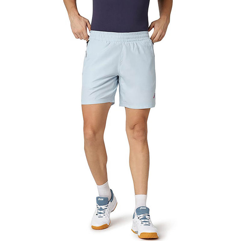 ASICS Blue Polyester Regular Shorts (L)