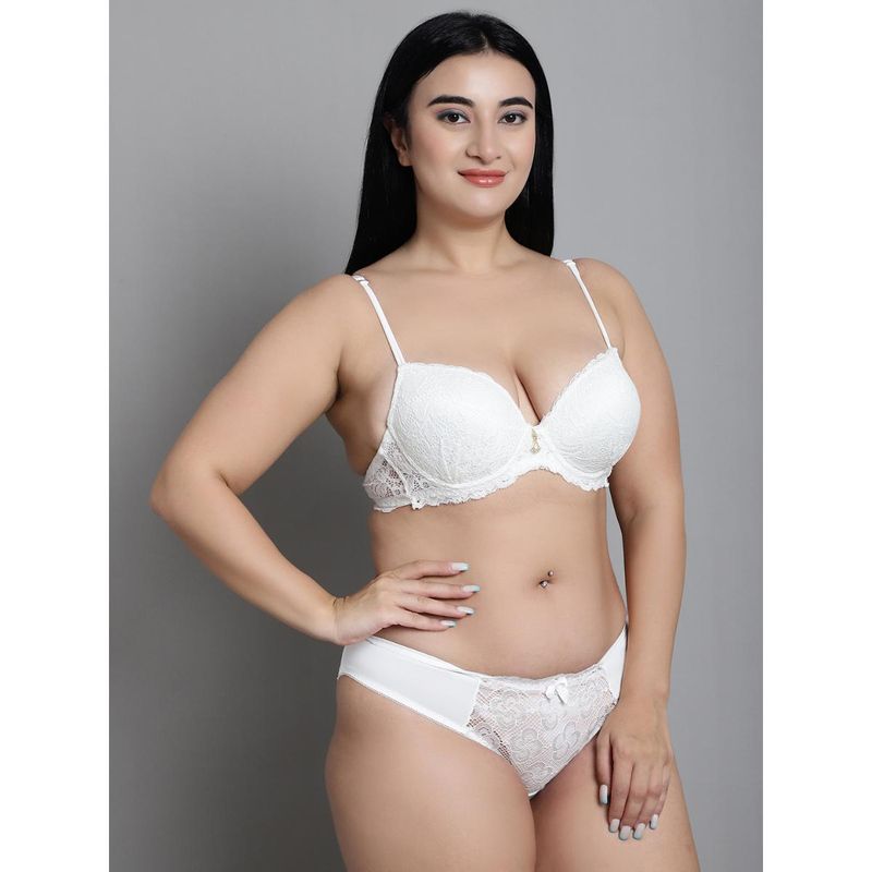 Makclan Sultry Seduction Plunging Lace Lingerie (Set of 2) (40B)